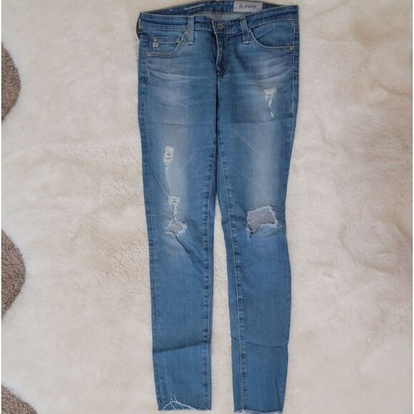Adriano Goldschmied AG The Legging Super Skinny Ankle Jeans Size 27 x 28 Inseam - Picture 7 of 10